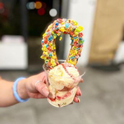 Mini Churro with BYU Ice Cream