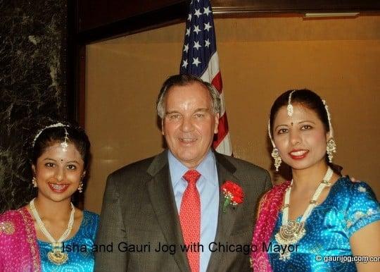 Performing for Chicago Mayor Richard Dailey