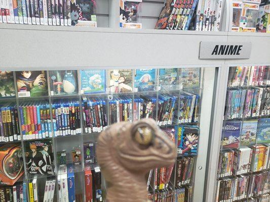 Bob the Raptor says "These mammals sell Blu-ray'"