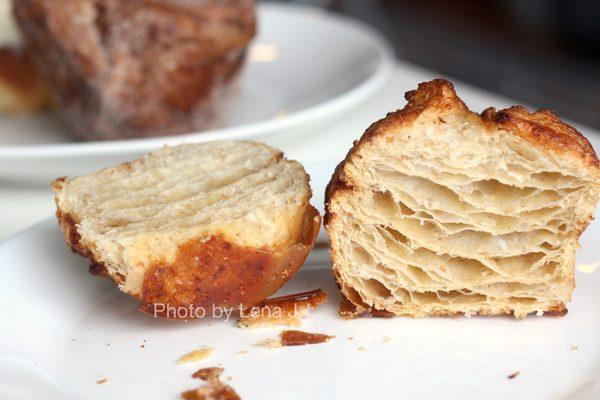 Inside of Kouign Amann ($5.50) - decent. Texture inside is very light. I like the caramelized sugar crown.