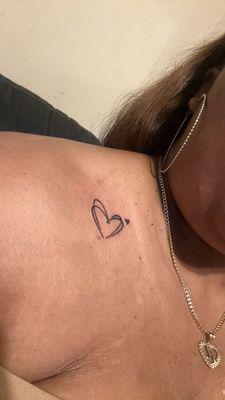 Three hearts  My first tattoo