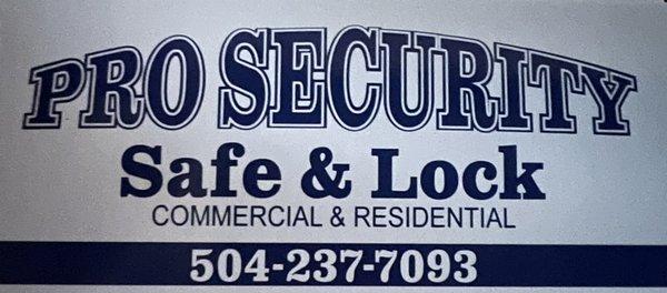 Pro Security Safe & Lock