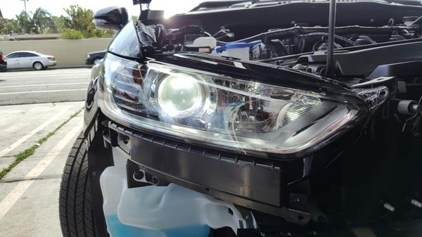 2016 Ford Fusion LED Headlight Upgrade