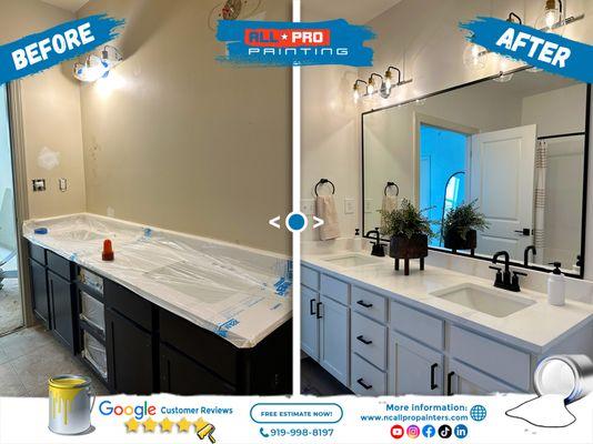 Stunning transformation: It used to be just a bathroom, now it's a work of art. Discover the change we make possible.