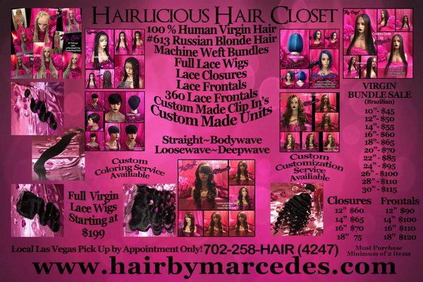 Hairlicious Hair Closet 2018 Flyer