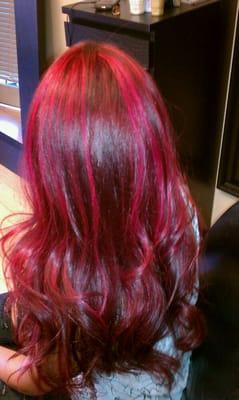 Mannys work red hair