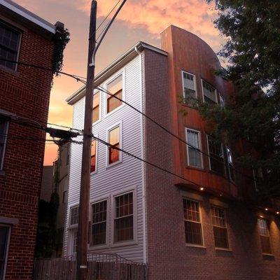 Stucco remediation in Fishtown.