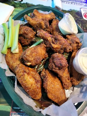 Garlic teriyaki wings