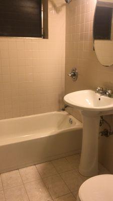 vanity and plumbing fixtures installation.