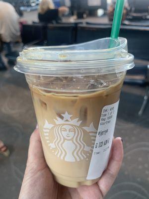 Grande iced apple macchiato