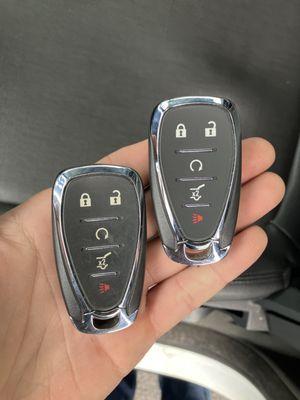 Programming push to start key fobs in minutes.