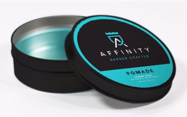 Try our new product line "Affinity". We have pomade and solid cologne, Affinity Barber Crafted. Jay R