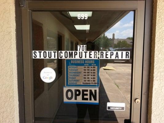 Stout Computer Repair - Front Door