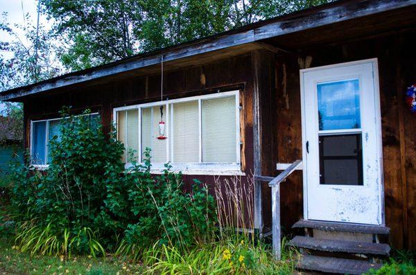 Cabin exterior.