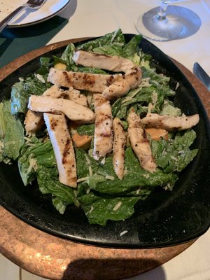 Ceaser Salad  added grilled chicken