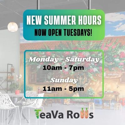 Summer hours