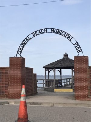 Pier entrance