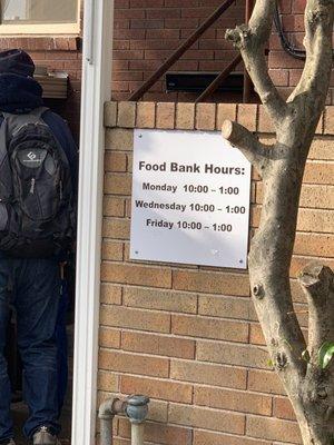 The Food Bank at St. Mary's