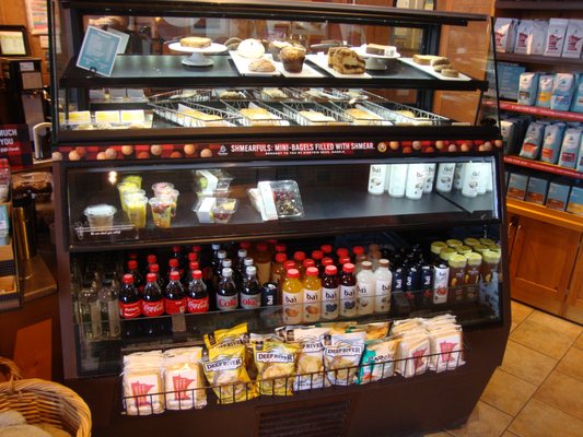 Front cooler & pastry display.