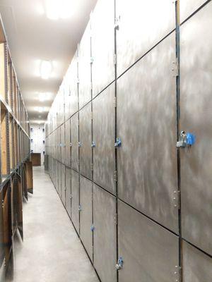 Individual climate controlled storage lockers