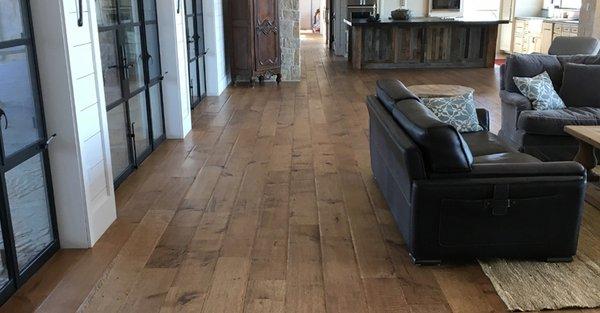 Plank installation and finish by French-Brown Floors