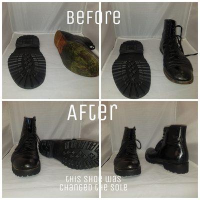 Change soles