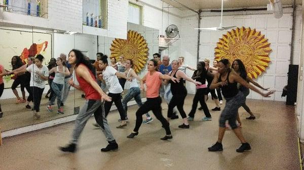 Brazilian Samba class brings the best of every dancer.