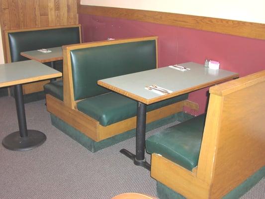 Restaurant Booth BEFORE