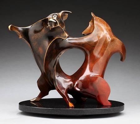 we sell many beautiful bronze sculptures, come by a see!