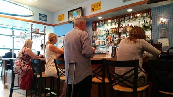 Full bar....and the ONLY bar at the SRQ airport might I add.