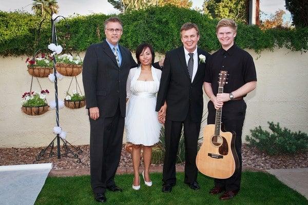 Pastor Randy's son (Tyler) is now playing the guitar at weddings if affordable live music is wanted.