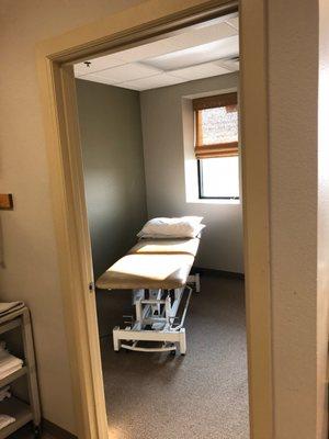 Our individual private therapy rooms.