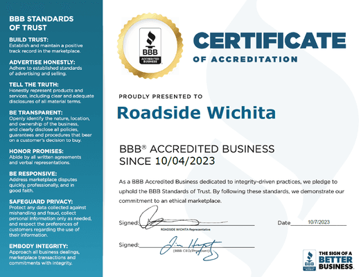 Proudly BBB Accredited.