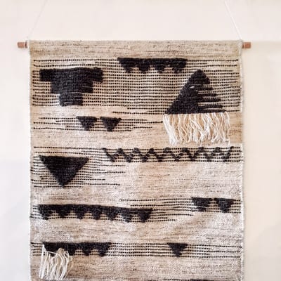 Wall hanging in store