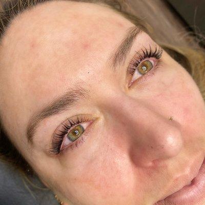 Lash lift and tint