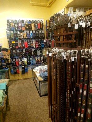 Socks and Belts for any occasion! Great Gifts!