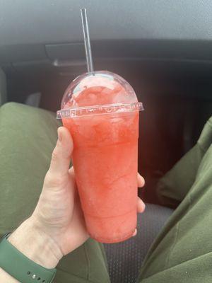 Redbull raspberry twist blended