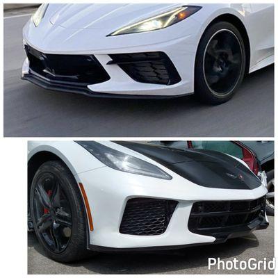 C8 on the top n C7 bottom
I made the first c7 Corvette on the world with C8 front bumper style just watching pictures!! 3 days .