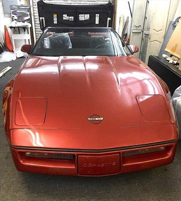 Before
 1987 Corvette