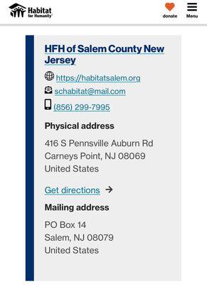 Habitat For Humanity of Salem County