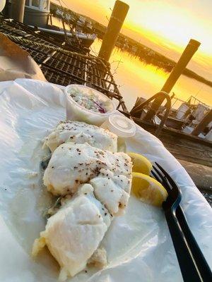 Come taste one of my personal favorites, Halibut! from Menemsha fish market!