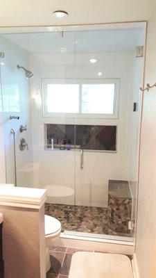 Frameless Shower Enclosure