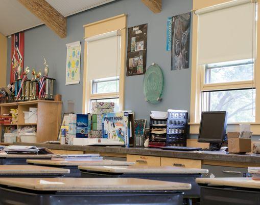 Eco Schoolhouse at Grant Elementary in Columbia, Missouri, designed by Nick Peckham