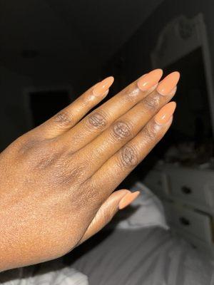 Overlay with gel polish