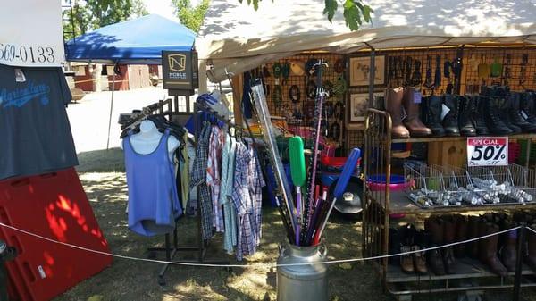 Booth at the Stanislaus County Fair