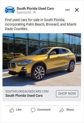 South Florida Used Cars; Palm Beach, Broward and Miami Dade Counties