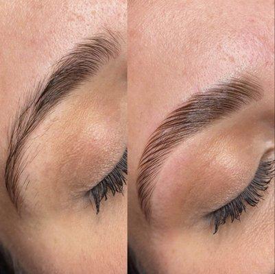 Brow Lamination and Wax