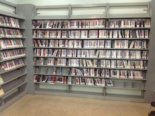 The DVD section!