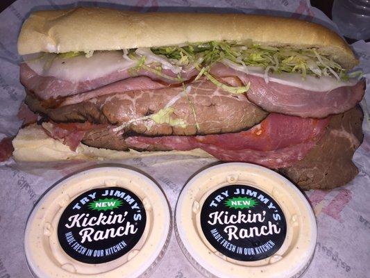 This gargantuan never fails! Get the ranch for a dipping sauce.