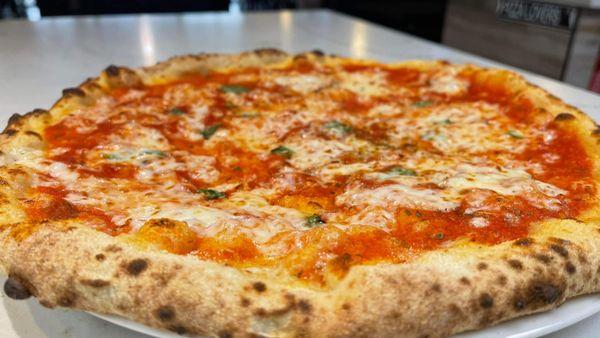 MARGHERITA - Daily Homemade Dough, Crushed Tomatoes, Mozzarella, Oregano, Basil